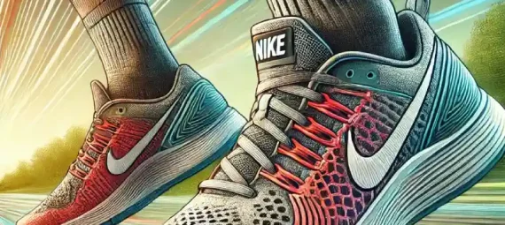 Berlari pakai sepatu Nike